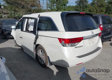 2017 Honda Odyssey Ex-L from USA, damaged, VIN 5FNRL5H61HB007783